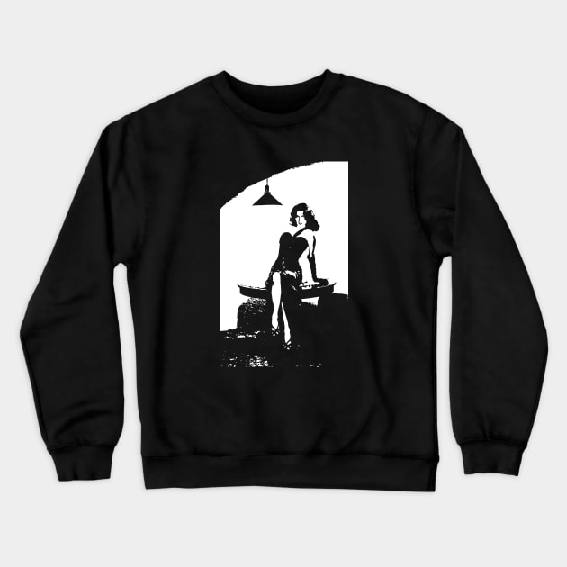 Ava Gardner Crewneck Sweatshirt by GloopTrekker